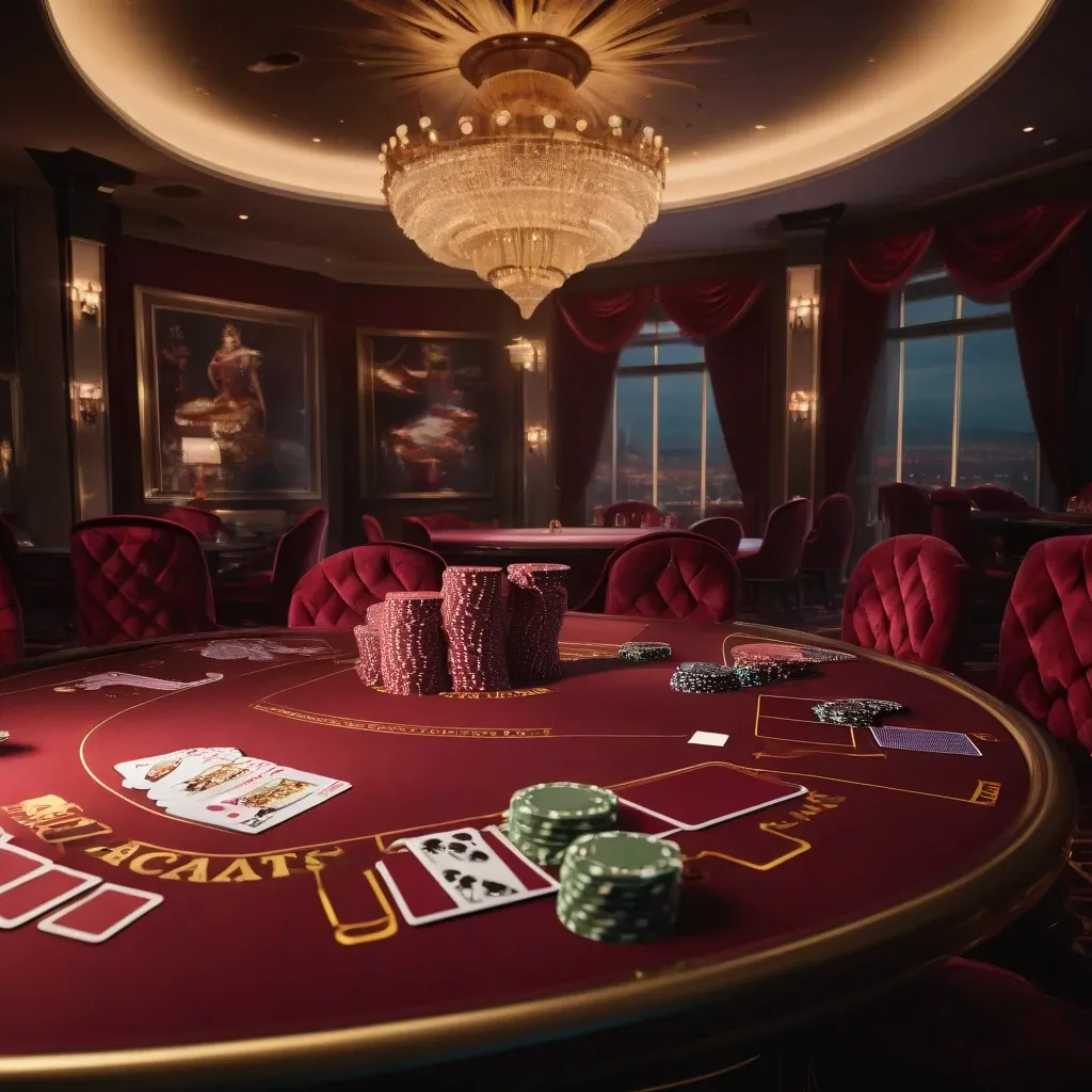 High Roller Baccarat Table